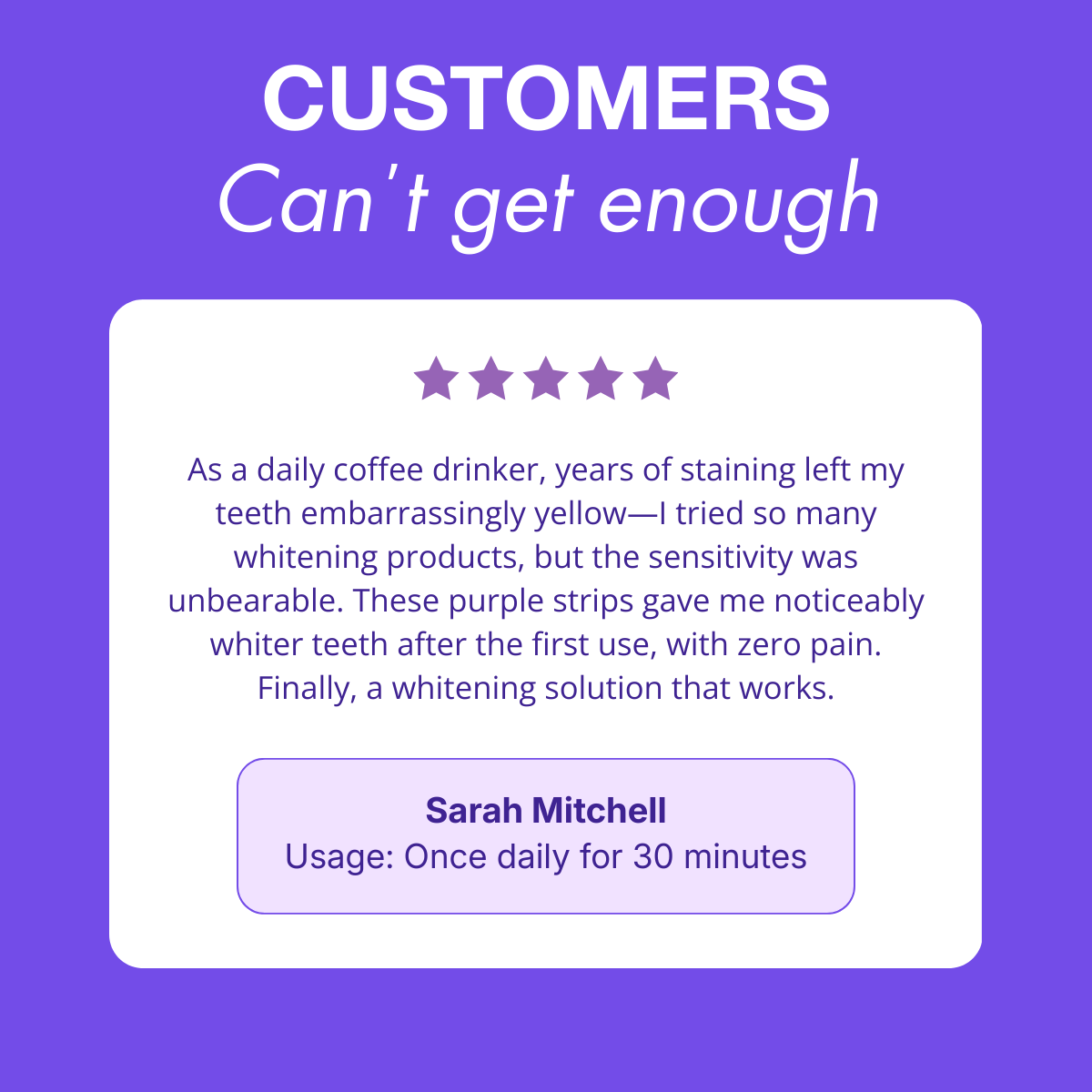 Teeth Whitening Stripes