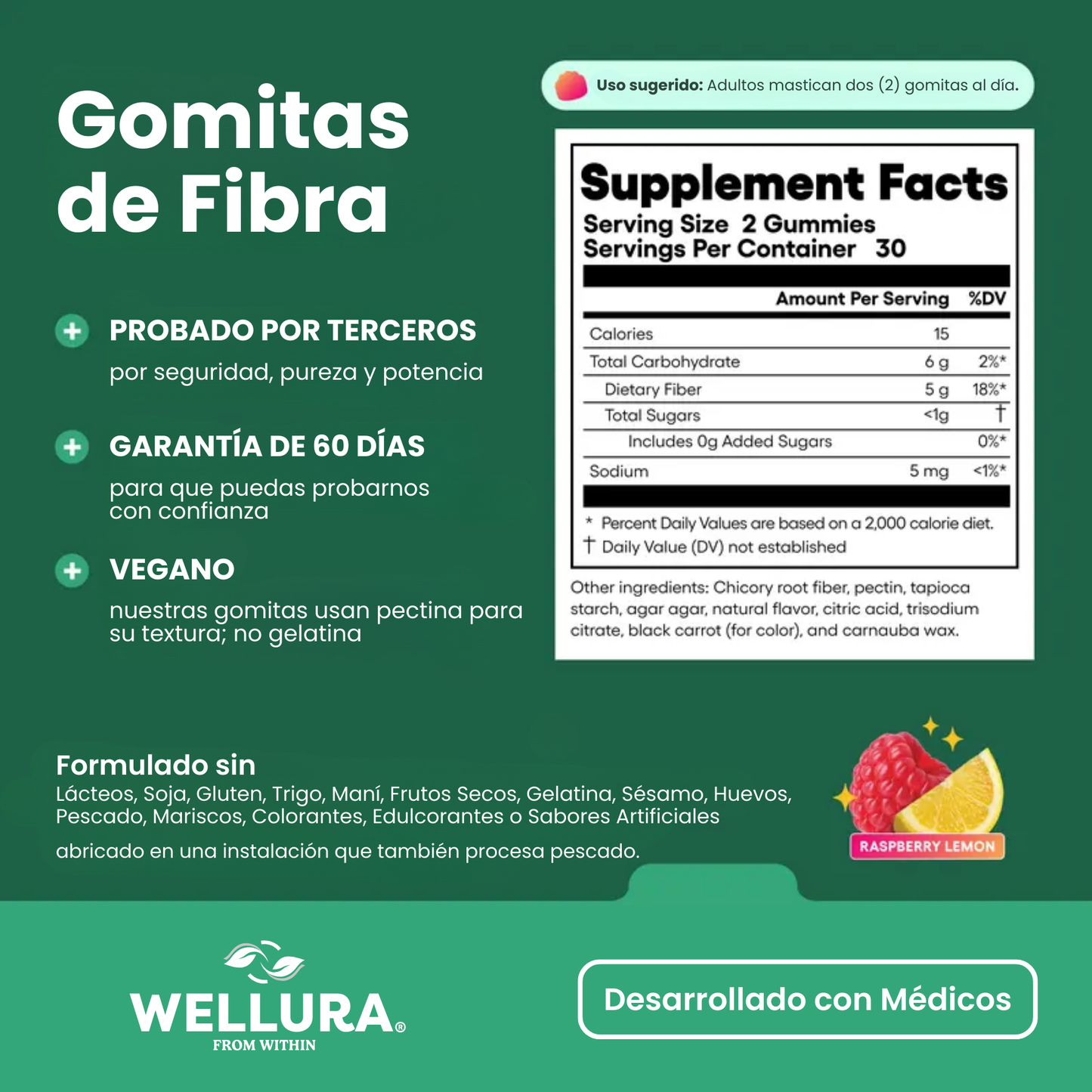 Gomitas de Fibra Prebiótica