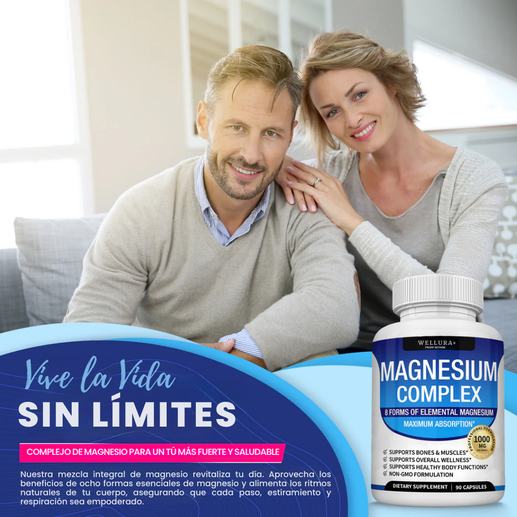 Magnesio Completo con 8 Formas – 1000mg
