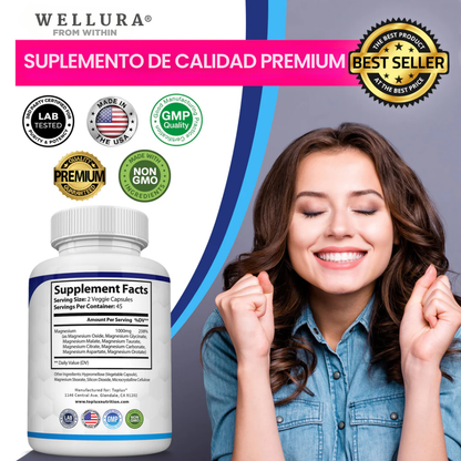 Magnesio Completo con 8 Formas – 1000mg