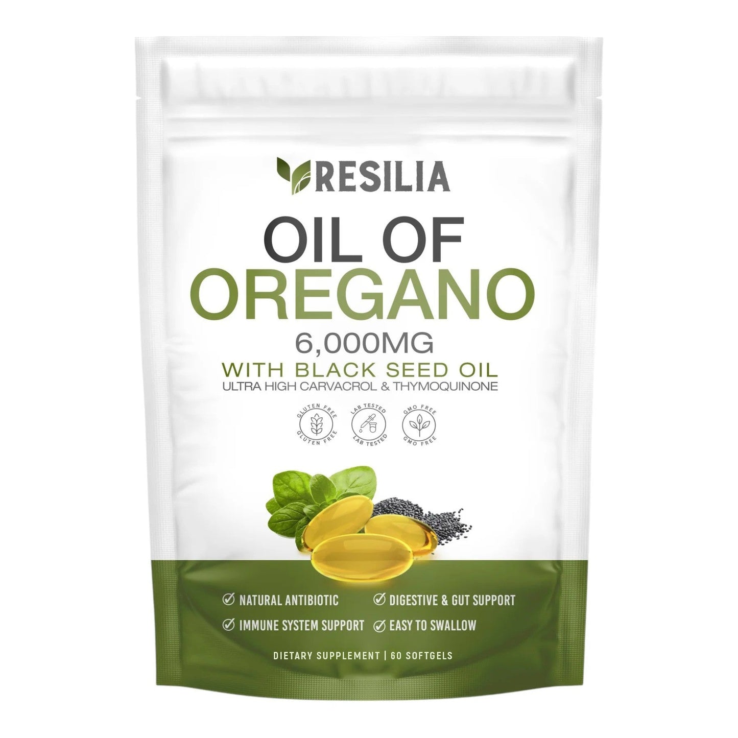 Resilia Oil of Oregano Softgels