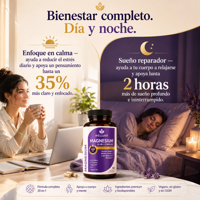 Magnesio 20 en 1: La Fórmula Definitiva para el Bienestar de la Mujer