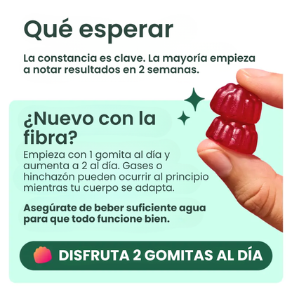 Gomitas de Fibra Prebiótica