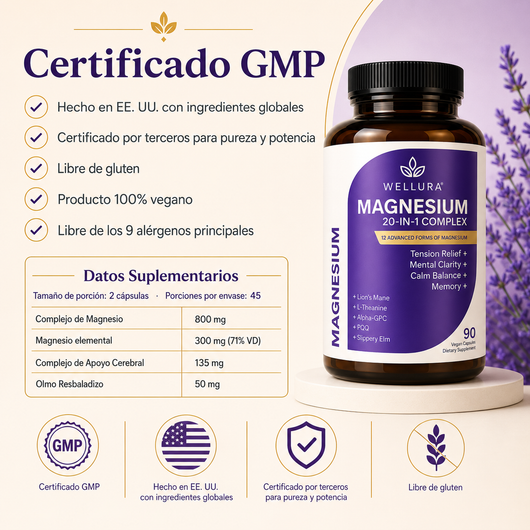Magnesio 20 en 1: La Fórmula Definitiva para el Bienestar de la Mujer