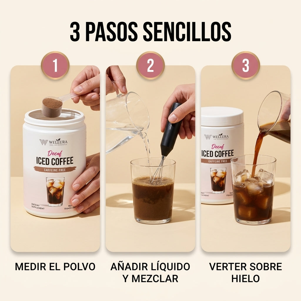 Café Helado Descafeinado — Sin Cafeína