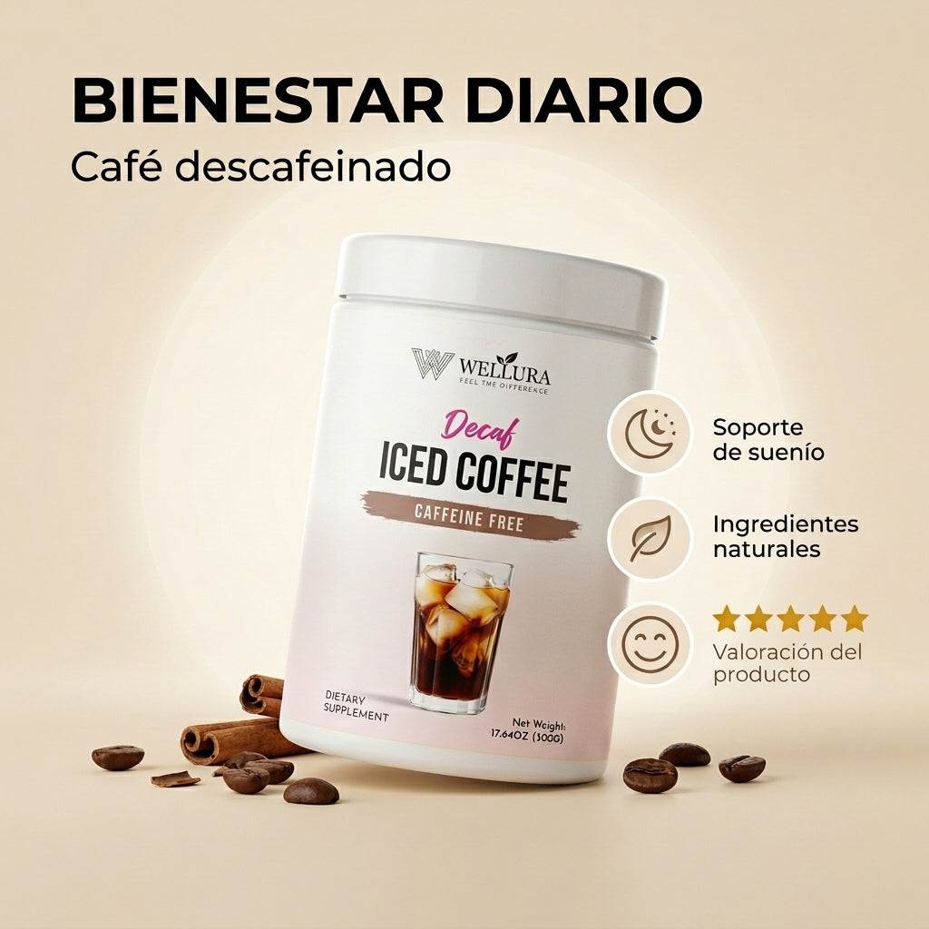 Café Helado Descafeinado — Sin Cafeína