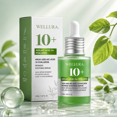 Wellura Serum Ácido Azelaico e Hialurónico, 30ml
