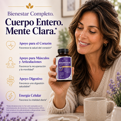 Magnesio 20 en 1: La Fórmula Definitiva para el Bienestar de la Mujer