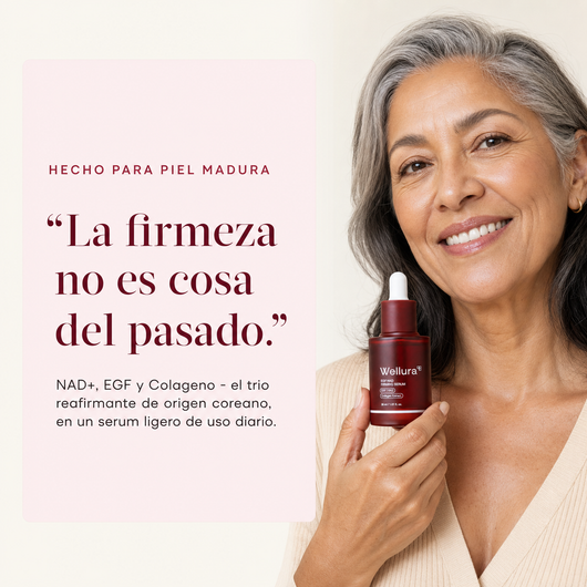 Sérum NAD+ Reafirmante — beneficio 4