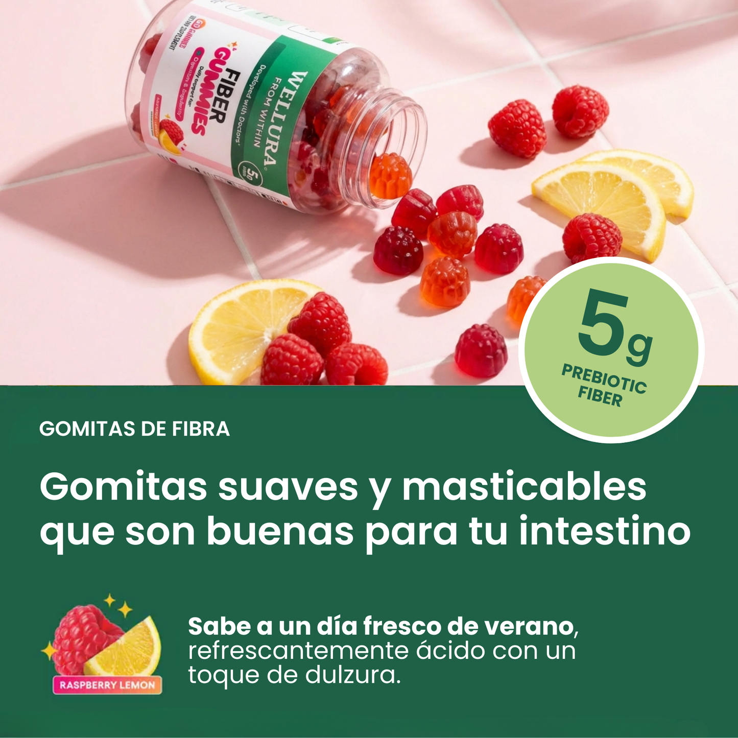 Gomitas de Fibra Prebiótica