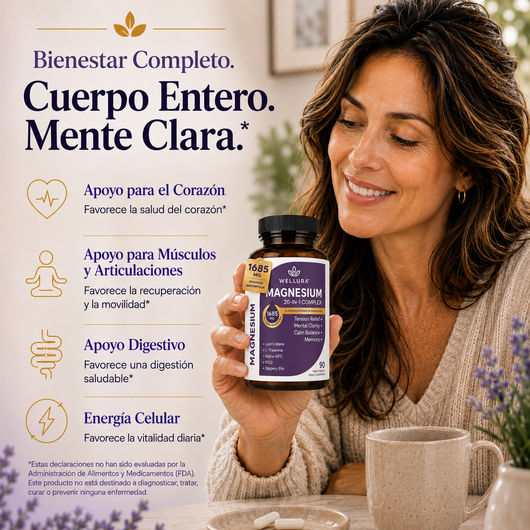 Magnesio 20 en 1: La Fórmula Definitiva para el Bienestar de la Mujer